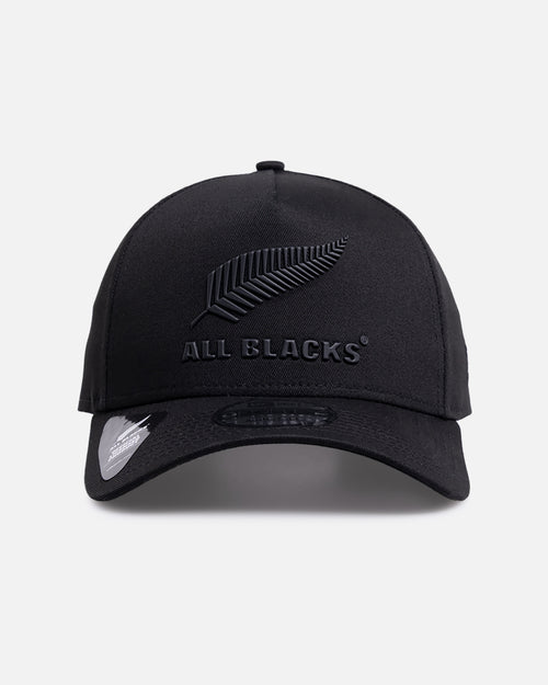 New Era New Zealand All Blacks 'TPU Badge' 9FORTY A-Frame Snapback Black