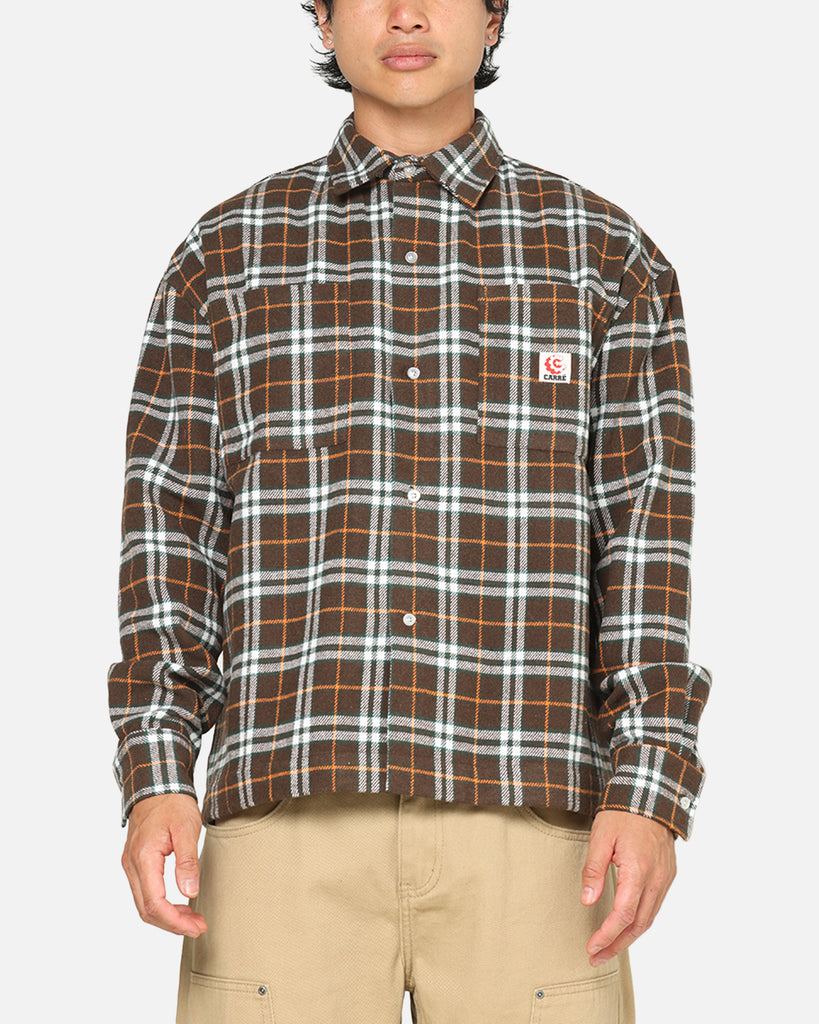 Carre Men's Workwear Long Sleeve Button Up Shirt