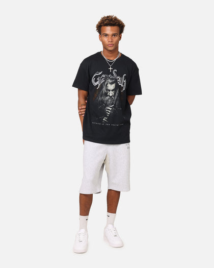 Goat Crew X Lord Of The Rings Gandalf Fire T-Shirt Black