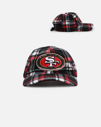 Pro Standard San Francisco 49ers Pro Prep Plaid Strapback Red/Black
