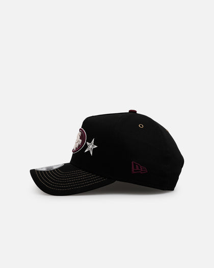 New Era San Francisco 49ers 'Ivory Stars Outlaws' 9FORTY A-Frame Snapback Black/Maroon
