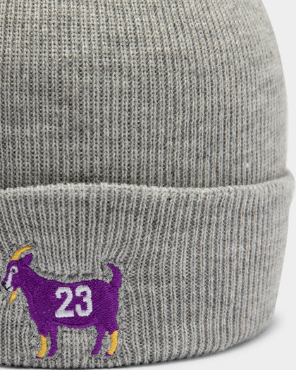 Goat Crew Men's Goat Emoji LB23 Beanie Grey