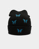 Goat Crew Unisex Butterfly Beanie Black