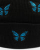 Goat Crew Unisex Butterfly Beanie Black