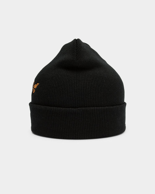 Goat Crew Unisex Multi-coloured Butterfly Beanie Black