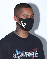 Carré Enorme Reflective Iridescent  Face Mask Black/3M