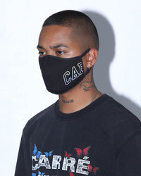 Carré Enorme Reflective Iridescent  Face Mask Black/3M