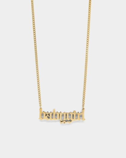 Raising Hell Women's 18" Babygirl Pendant Gold