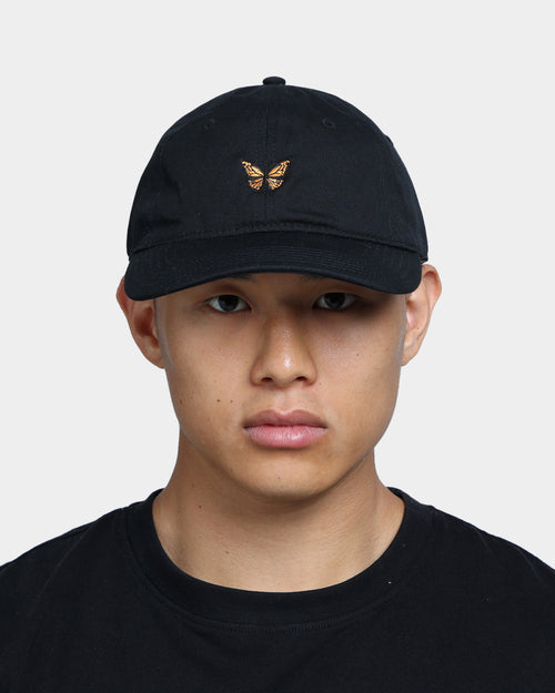Goat Crew Butterfly Strapback Black/Orange