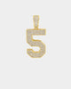 Saint Morta Men's Iced College Pendant Iced Gold
