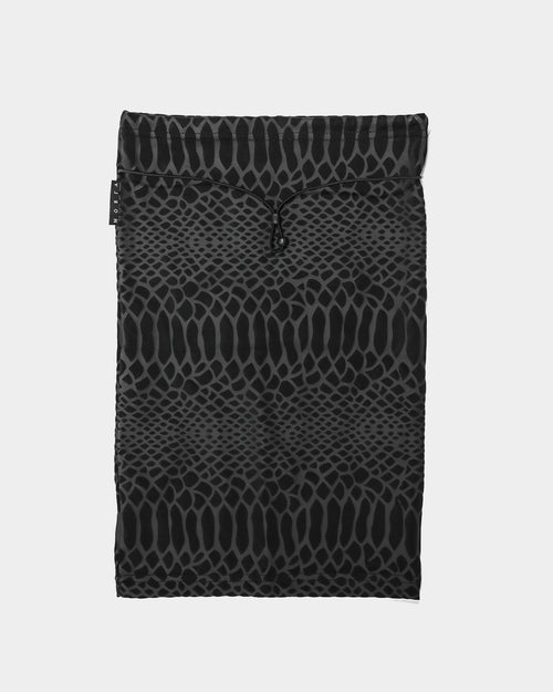 Saint Morta Reptile Snood Black/Black