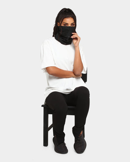 Saint Morta Reptile Snood Black/Black