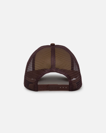 Goat Crew Trucker Mesh Cap White/Brown