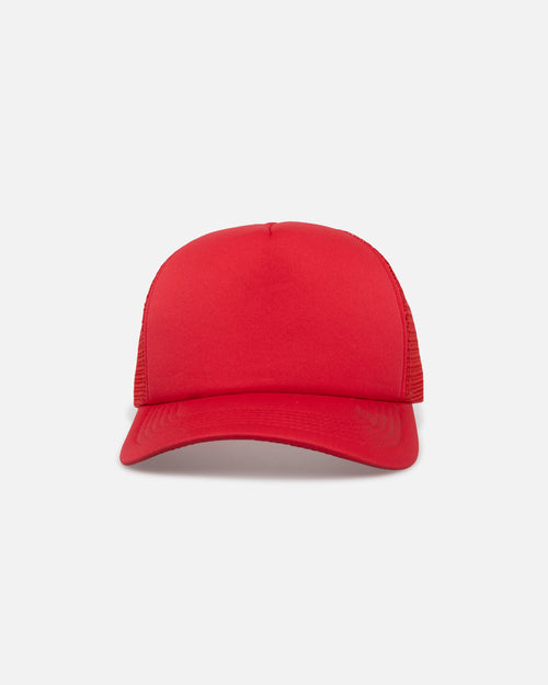 Goat Crew Trucker Mesh Cap Red