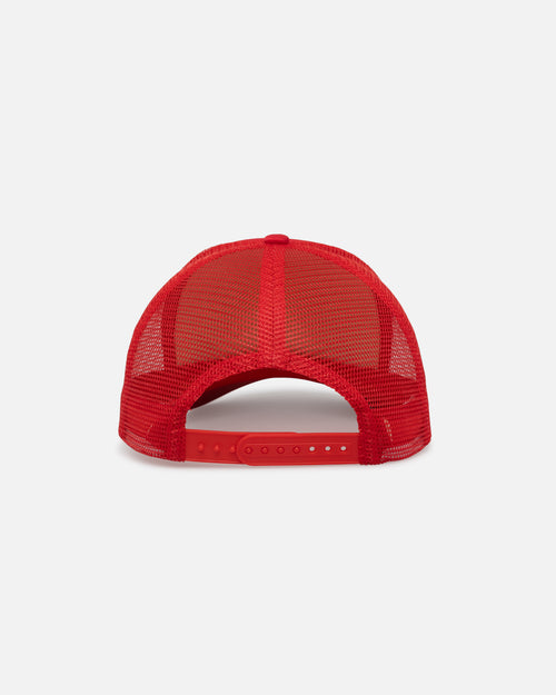 Goat Crew Trucker Mesh Cap Red