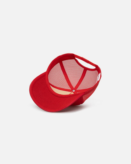 Goat Crew Trucker Mesh Cap Red