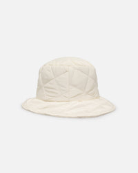 404 Quilted Bucket Hat Off White