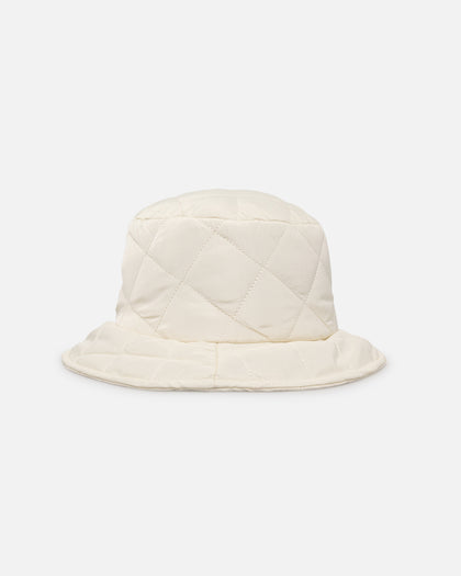 404 Quilted Bucket Hat Off White