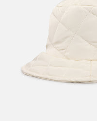 404 Quilted Bucket Hat Off White