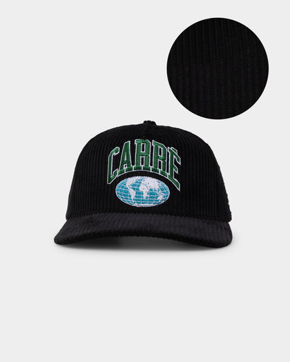 Carre Worldwide Corduroy Snapback Black