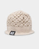 Loiter Crochet Bucket Hat Off White