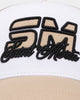 Saint Morta Moto Trucker Snapback Stone/White