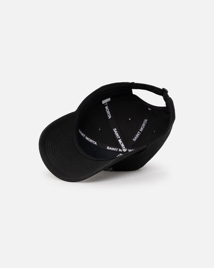 Saint Morta All Star Embroidered 6 Panel Strapback Black/White