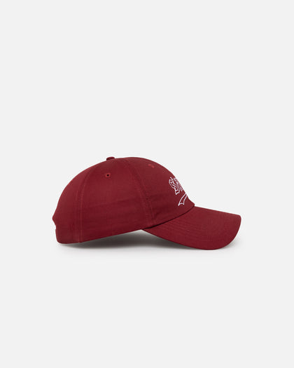 Saint Morta All Star Embroidered 6 Panel Strapback Maroon/White