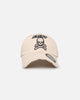 Saint Morta Skull And Bones 6 Panel Strapback Off White