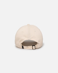 Saint Morta Skull And Bones 6 Panel Strapback Off White