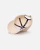 Saint Morta Skull And Bones 6 Panel Strapback Off White