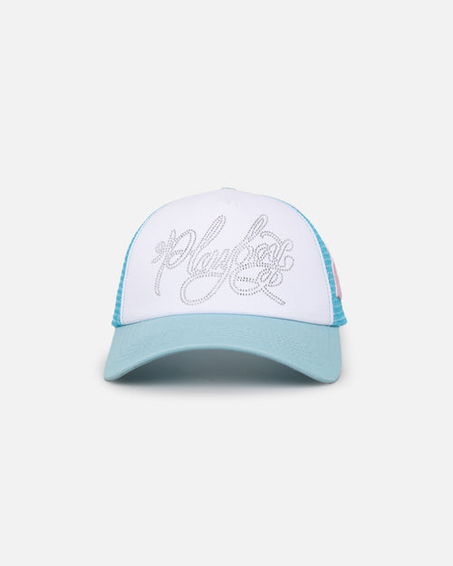 Playboy By Culture Kings Shyne Trucker Cap Light Blue