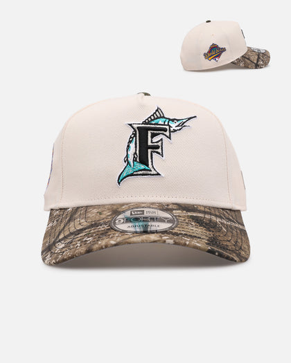 New Era Florida Marlins 'Realtree Visor' 9FORTY A-Frame Snapback Cream/Camo