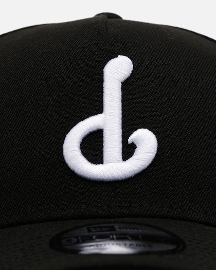 New Era Philadelphia Phillies 'Black White Upside Down Logo' 9FORTY A-Frame Snapback Black/White