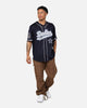 Pro Standard Dallas Cowboys Mesh Button Down Jersey Midnight Navy