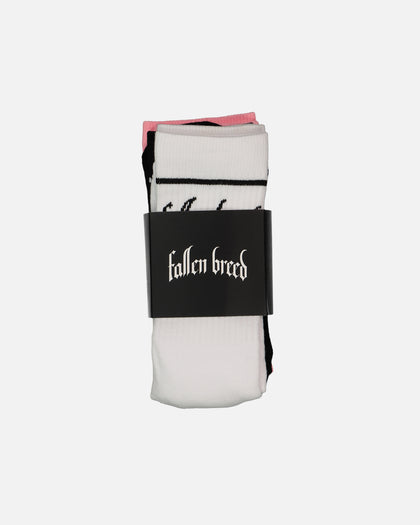 Fallen Breed Logo Sock 3 Pack Multi