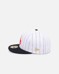 New Era Los Angeles Dodgers 'Grey Bottoms' 59FIFTY Fitted Chrome/Navy