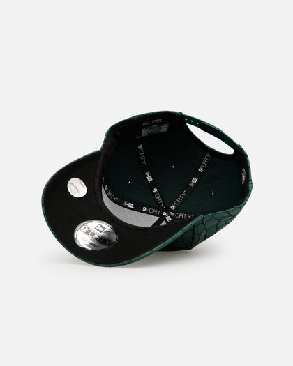 New Era New York Yankees 'Croc Skin 2.0' 9FORTY A-Frame Snapback Dark Green