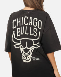 Mitchell & Ness Chicago Bulls Tape T-Shirt Black
