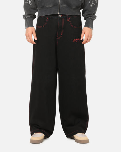 Ed Hardy Skull Rhinestone Jeans Black