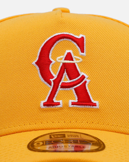 New Era California Angels 'Sunshine' 9FORTY A-Frame Snapback Canary