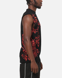 Ed Hardy Dragon Muscle T-Shirt Black