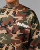 Loiter Freeway Crewneck Woodland Camo