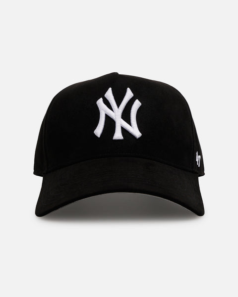 BLACK YANKEES トラッカーハット 47 Brand New York Yankees 'Ultrasuede' 47 MVP Strapback Black