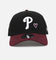 New Era Philadelphia Phillies 'Burgundy Hearts' 9FORTY A-Frame Snapback Black/Maroon