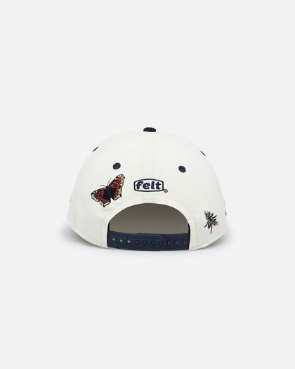 New Era X Felt Atlanta Braves 9FIFTY Snapback Chrome White