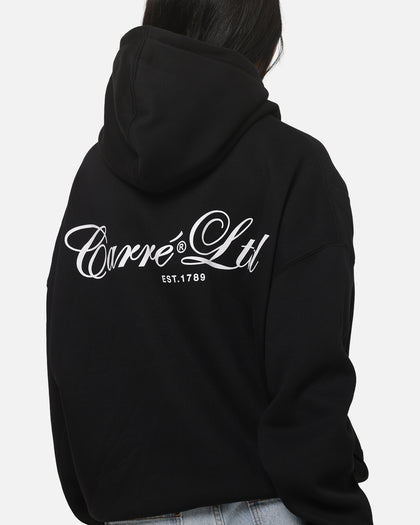 Carre Mini Script Hoodie Black