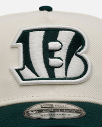 New Era Cincinnati Bengals 'Evergreen 2.0' 9FORTY A-Frame Snapback Chrome/Dark Green