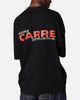 Carre Handdrawn Mock Neck T-Shirt Black