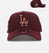 New Era Los Angeles Dodgers 'Penny' 9FORTY A-Frame Snapback Maroon